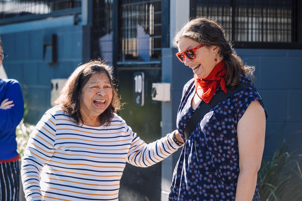 happy member of the community